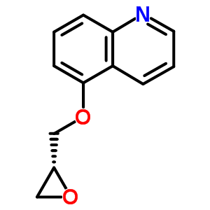 (R)-5-oxiranylmethoxyquinoline Structure,145679-40-9Structure