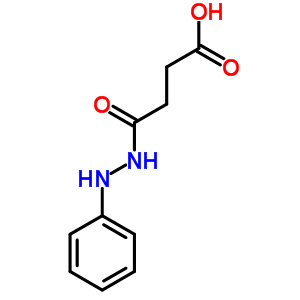 4-Oxo-4-(2-phenylhydrazino)butanoic acid Structure,14580-01-9Structure