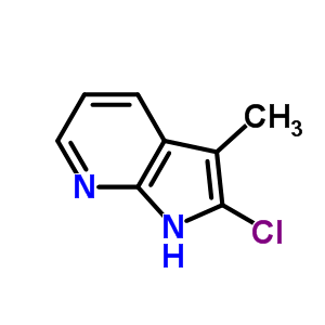 2-Chloro-3-methyl-1h-pyrrolo[2,3-b]pyridine Structure,145934-57-2Structure