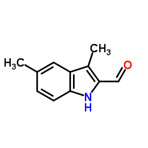 3,5-Dimethyl-1h-indole-2-carbaldehyde Structure,1463-67-8Structure