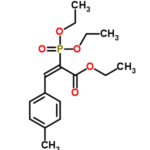 2-(二乙氧基膦)-3-(4-甲基苯基)-2-丙酸乙酯结构式_14656-24-7结构式