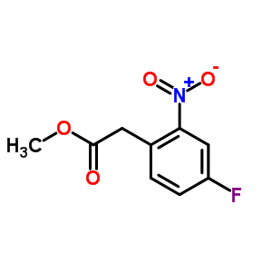 Methyl 2-(4-fluoro-2-nitrophenyl)acetate Structure,147124-38-7Structure