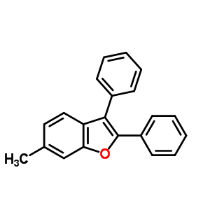 Benzofuran,6-methyl-2,3-diphenyl- Structure,14770-90-2Structure