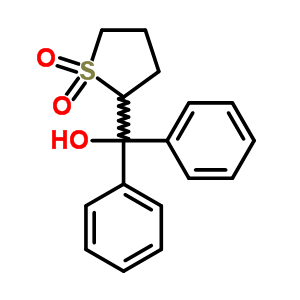 2-Thiophenemethanol,tetrahydro-a,a-diphenyl-, 1,1-dioxide Structure,14799-06-5Structure