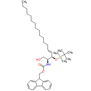 3-O-(tert-butyldimethylsilyloxy)-2-fmoc-erythro-sphingosine Structure,149035-77-8Structure