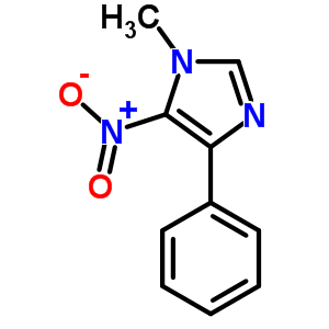 1-Methyl-5-nitro-4-phenyl-1h-imidazole Structure,14953-63-0Structure