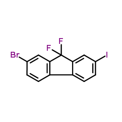 2-Bromo-9,9-difluoro-7-iodo-9h-fluorene Structure,1499193-60-0Structure