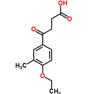 4-(4-Ethoxy-3-methyl-phenyl)-4-oxo-butyric acid Structure,150435-98-6Structure