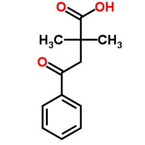 2,2-Dimethyl-4-oxo-4-phenyl-butyric acid Structure,15116-34-4Structure