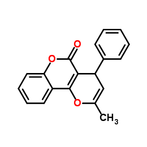 Rac-2-甲基-4-苯基-4H-吡喃并[3,2-c]苯并吡喃-5-酮结构式_15151-14-1结构式