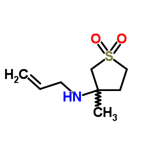 烯丙基-(3-甲基-1,1-二氧代-四氢-1lambda*6*-噻吩-3-基)-胺结构式_151775-05-2结构式