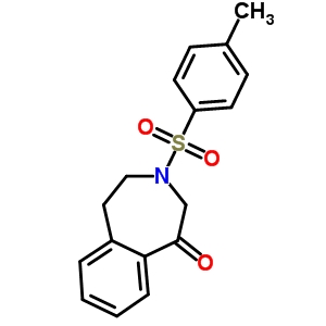 3-[(4-Methylphenyl)sulfonyl]-2,3,4,5- tetrahydro-1h-3-benzazepin-1-one Structure,15218-07-2Structure