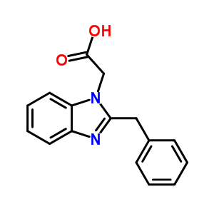 (2-Benzyl-1h-benzimidazol-1-yl)acetic acid Structure,152342-26-2Structure