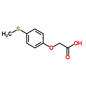 2-[4-(Methylthio)phenoxy]acetic acid Structure,15267-49-9Structure