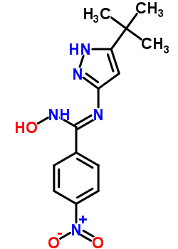 N-(5-tert-butyl-2h-pyrazol-3-yl)-4-nitrobenzamide oxime Structure,152828-23-4Structure