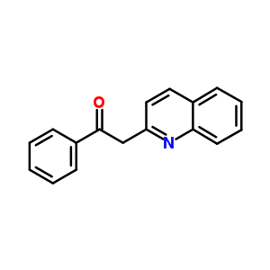 Ethanone,1-phenyl-2-(2-quinolinyl)- Structure,1531-38-0Structure