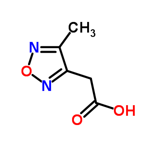 (4-Methyl-furazan-3-yl)-acetic acid Structure,15323-69-0Structure