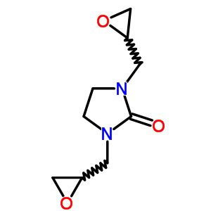 1,3-双(2-环氧乙烷甲基)-2-咪唑啉酮结构式_15336-78-4结构式