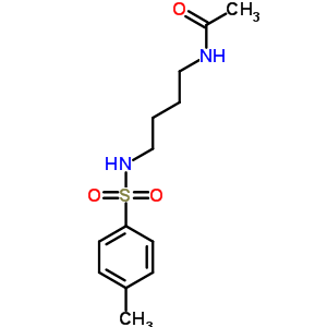 Acetamide,n-[4-[[(4-methylphenyl)sulfonyl]amino]butyl]- Structure,15440-82-1Structure