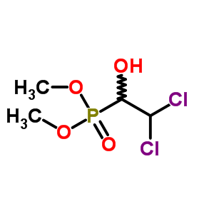 Phosphonic acid,(2,2-dichloro-1-hydroxyethyl)-, dimethyl ester (8ci,9ci) Structure,15501-45-8Structure