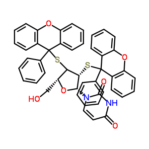 2’,3’-Di(9-phenylxanthen-9-yl)dithiouridine Structure,156592-88-0Structure