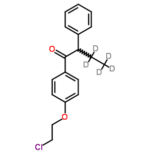 1-[4-(2-Chloroethoxy)phenyl]-2-(ethyl-d5)-2-phenylethanone Structure,157738-48-2Structure