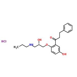 (S)-5-hydroxy propafenone hydrochloride Structure,158080-71-8Structure