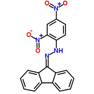 9H-fluoren-9-one,2-(2,4-dinitrophenyl)hydrazone Structure,15884-61-4Structure