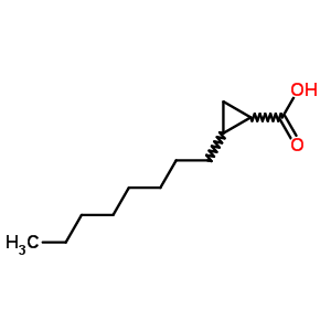 2-Octyl-cyclopropanecarboxylic acid Structure,15898-87-0Structure