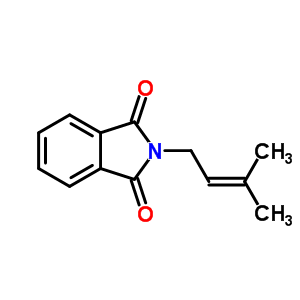 2-(3-Methylbut-2-enyl)isoindoline-1,3-dione Structure,15936-45-5Structure