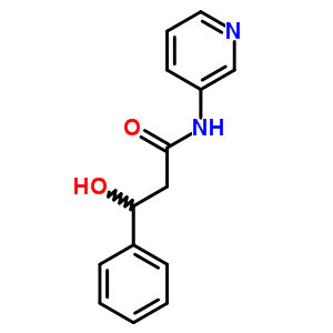 Benzenepropanamide, b-hydroxy-n-3-pyridinyl- Structure,16054-94-7Structure