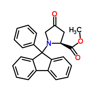 (2S)-4-oxo-1-(9-phenylfluorenyl)-proline methyl ester Structure,160882-76-8Structure