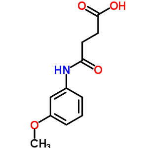 4-(3-Methoxyanilino)-4-oxobutanoic acid Structure,16141-44-9Structure