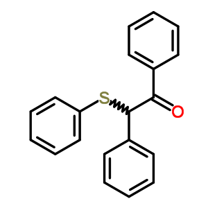 Ethanone,1,2-diphenyl-2-(phenylthio)- Structure,16222-09-6Structure