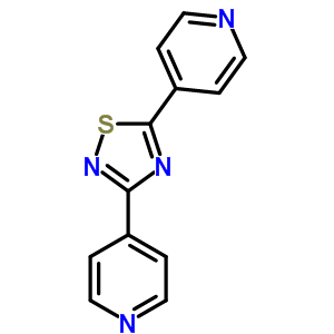 Pyridine,4,4-(1,2,4-thiadiazole-3,5-diyl)bis-(9ci) Structure,16225-38-0Structure