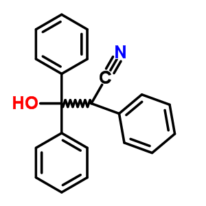 Benzenepropanenitrile, b-hydroxy-a,b-diphenyl- Structure,16248-67-2Structure