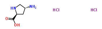 (2S,4r)-4-amino-pyrrolidine-2-carboxylic acid 2hcl Structure,16257-89-9Structure