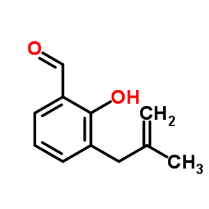 2-Hydroxy-3-(2-methyl-2-propen-1-yl)benzaldehyde Structure,162971-77-9Structure