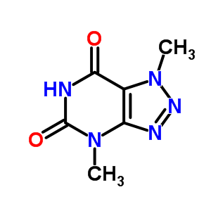 1H-1,2,3-triazolo[4,5-d]pyrimidine-5,7(4h,6h)-dione,1,4-dimethyl- Structure,1632-29-7Structure