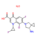 Sitafloxacin hydrate Structure,163253-35-8Structure