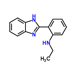 Benzenamine,2-(1h-benzimidazol-2-yl)-n-ethyl- Structure,16367-97-8Structure