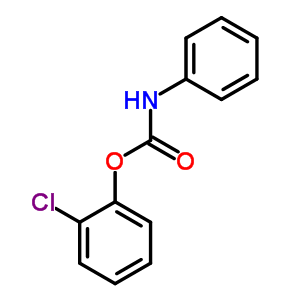 Carbamic acid,n-phenyl-, 2-chlorophenyl ester Structure,16400-07-0Structure