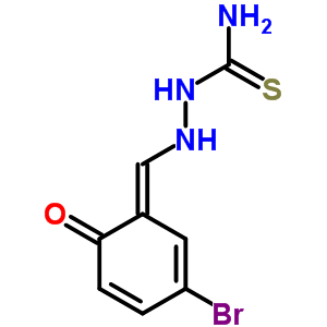 Hydrazinecarbothioamide,2-[(5-bromo-2-hydroxyphenyl)methylene]- Structure,16434-32-5Structure