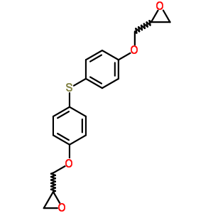 Oxirane,2,2-[thiobis(4,1-phenyleneoxymethylene)]bis- Structure,16558-06-8Structure