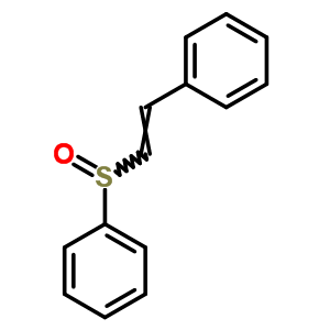 Benzene,[(2-phenylethenyl)sulfinyl]- Structure,16619-62-8Structure