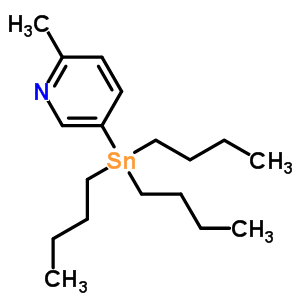 2-Methyl-5-(tributylstannyl)pyridine Structure,167556-64-1Structure