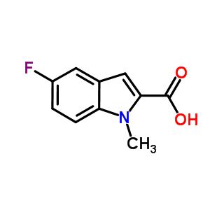 5-Fluoro-1-methyl-1h-indole-2-carboxylic acid Structure,167631-50-7Structure