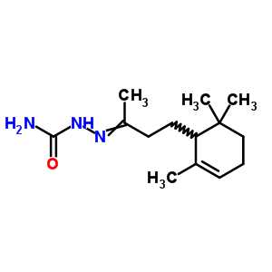 Hydrazinecarboxamide,2-[1-methyl-3-(2,6,6-trimethyl-2-cyclohexen-1-yl)propylidene]- Structure,16769-59-8Structure