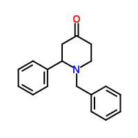 1-Benzyl-2-phenylpiperidin-4-one Structure,167705-56-8Structure