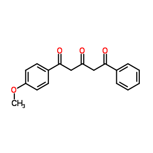 1-(4-Methoxyphenyl)-5-phenyl-1,3,5-pentanetrione Structure,1678-17-7Structure